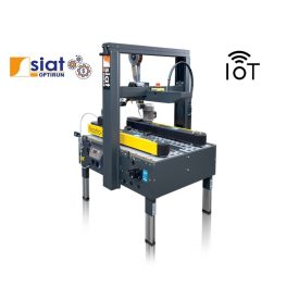 Félautomata dobozzáró gép SIAT NASTRO-SB™ – L oldalnézetből – Mű-Pack