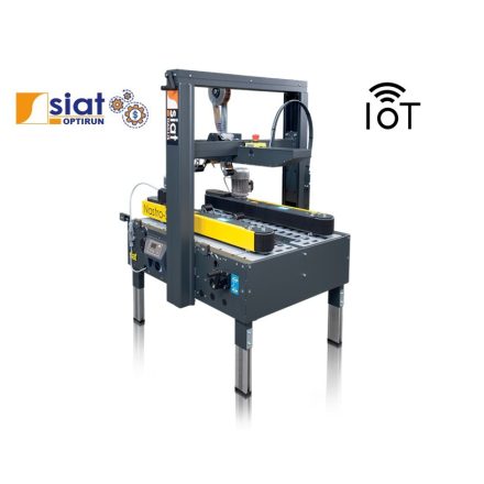 Félautomata dobozzáró gép SIAT NASTRO-SB™ – L oldalnézetből – Mű-Pack