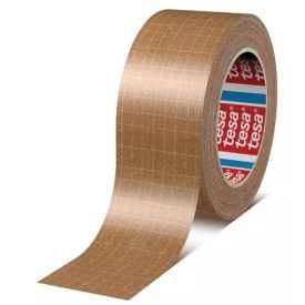 Papír ragasztószalag tekercs 50x25 TESA 60013 oldalnézetből – Mű-Pack