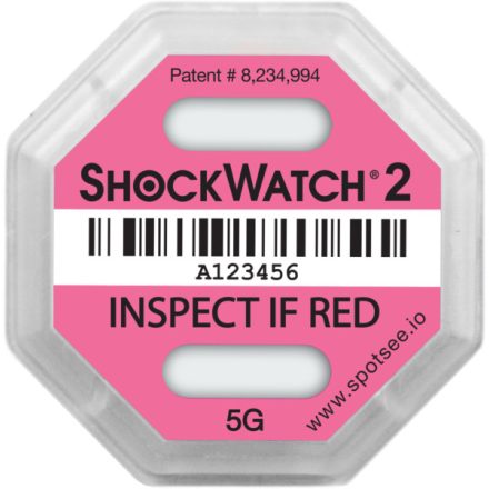 Shockwatch 2 ütődés jelző /5G (Pink)