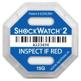 Shockwatch 2 ütődés jelző /15G (Sötétkék)