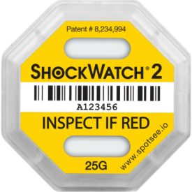 Shockwatch 2 ütődés jelző /25G (Sárga)