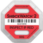 Shockwatch 2 ütődés jelző /50G (Piros)