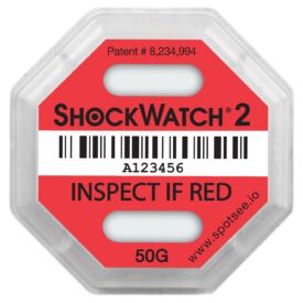 Shockwatch 2 ütődés jelző /50G (Piros)