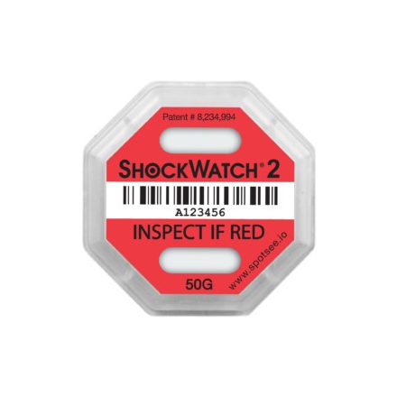 Shockwatch 2 ütődés jelző /50G (Piros)