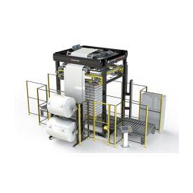 Raklapfóliázó gép SIGNODE STRETCH HOOD automata gép – Mű-Pack