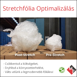 Gépi stretchfólia optimalizálása a gyakorlatban